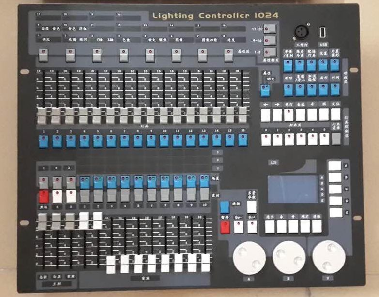 DMX lighting controller console